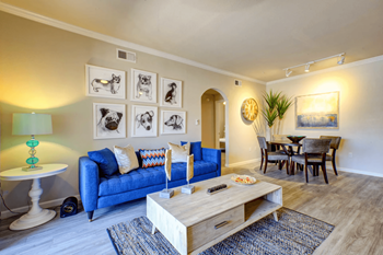Vinyl plank flooring throughout first-floor homes
